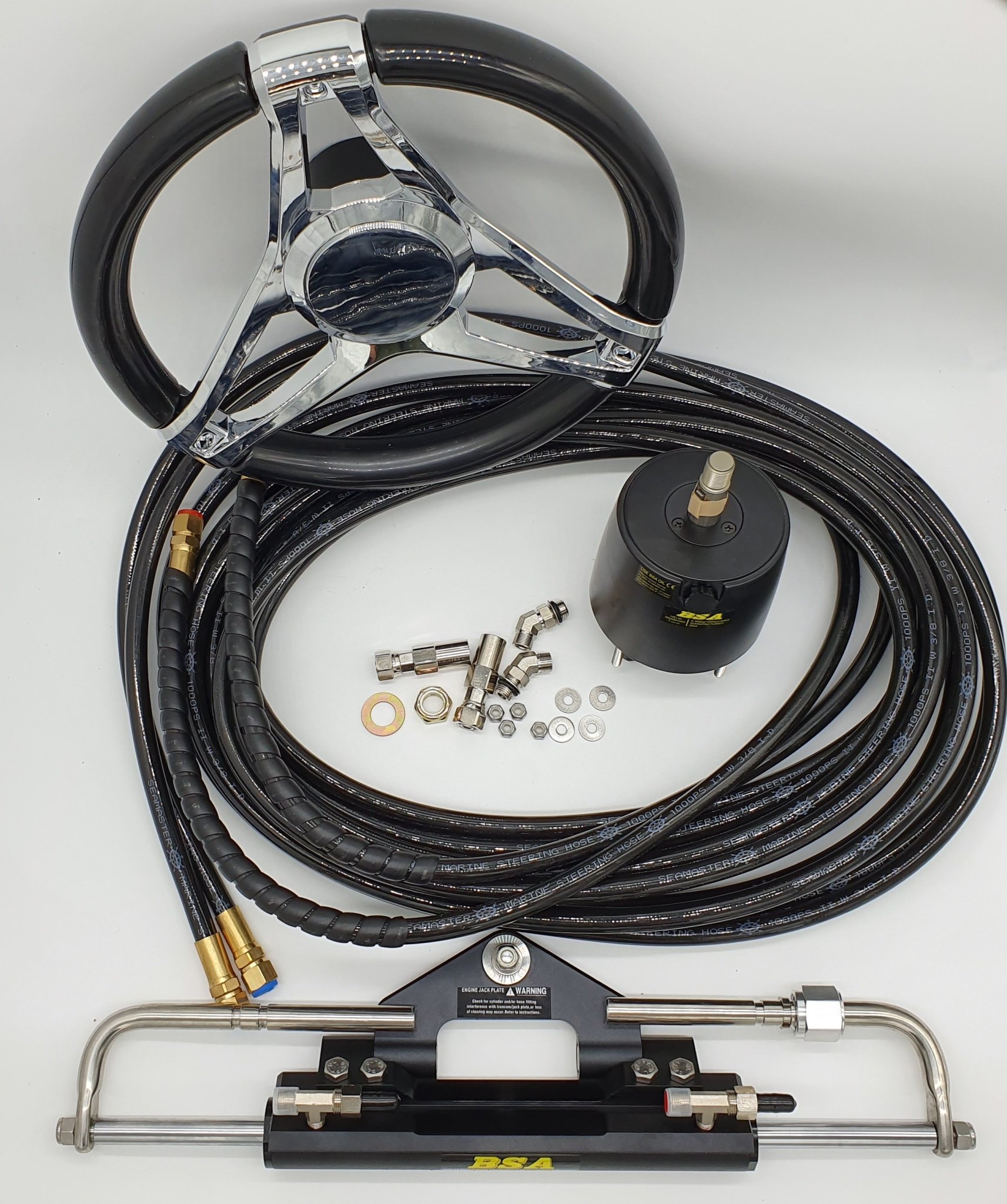 Evinrude Outboard Boat Hydraulic Steering Performance Wheel Pack BSA