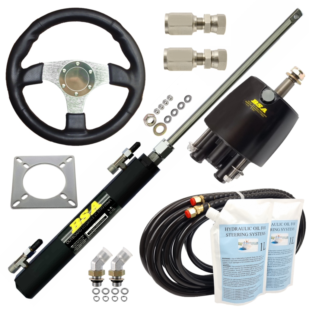 Mariner Hydraulic Outboard Motor Steering Kit up to 150HP BSA