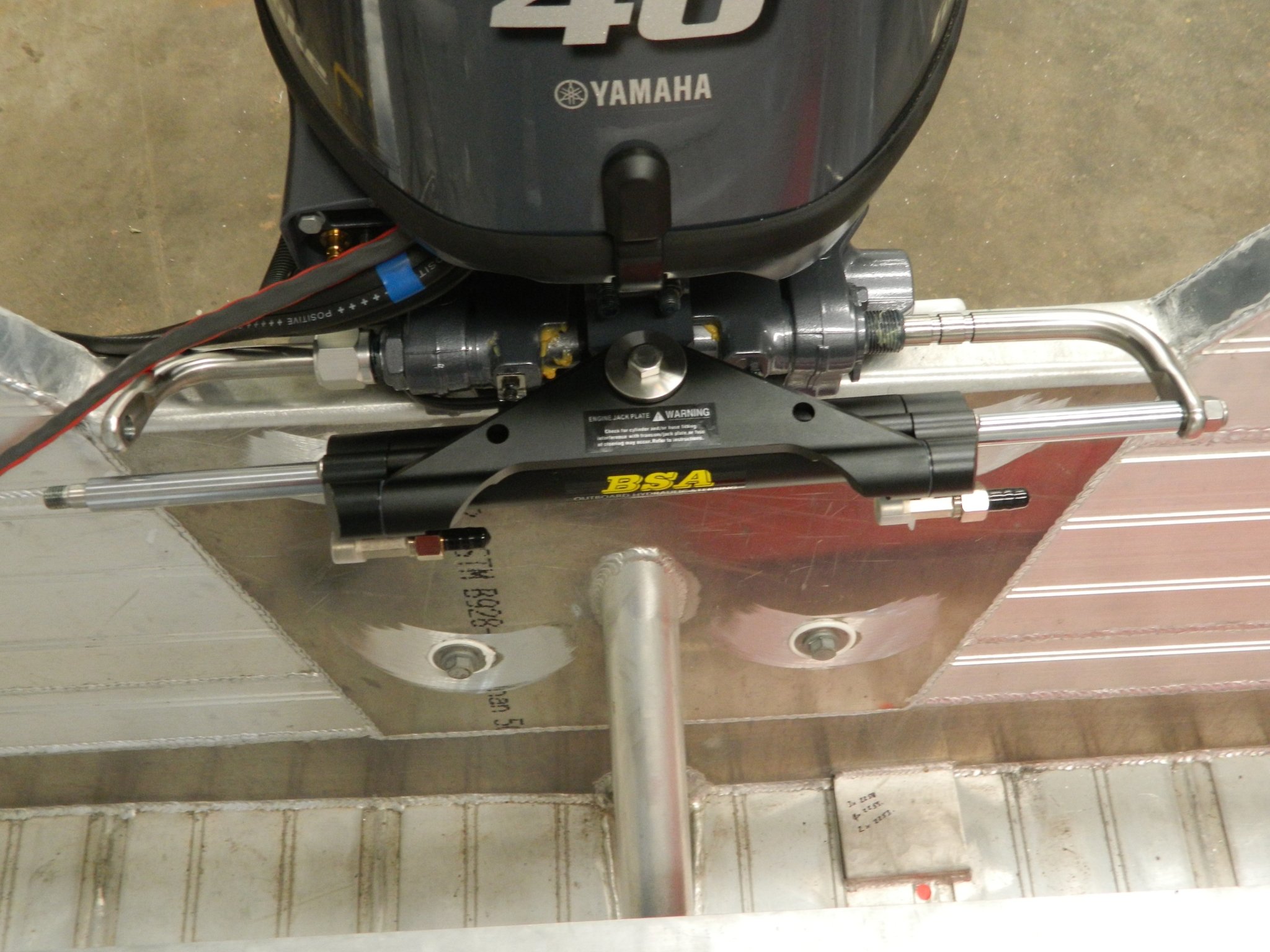 sailboat outboard motor steering